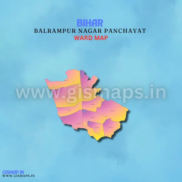 Balrampur Nagar Panchayat Ward Map